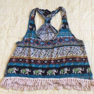 Rue 21 crop racer back tank